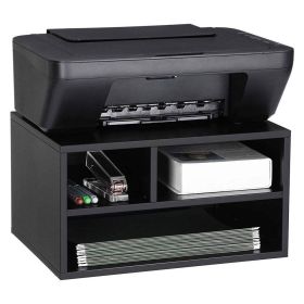 Modern Sturdy Black Metal Office Printer Stand with 2-Shelves Modern Sturdy Black Metal Office Printer Stand with 2-Shelves